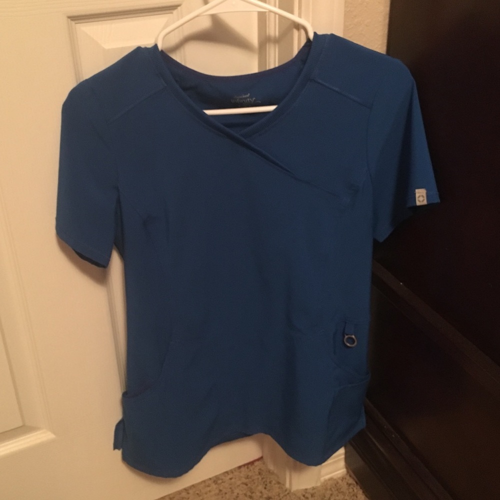 Navy blue Cherokee Infinity Petite Small scrub set